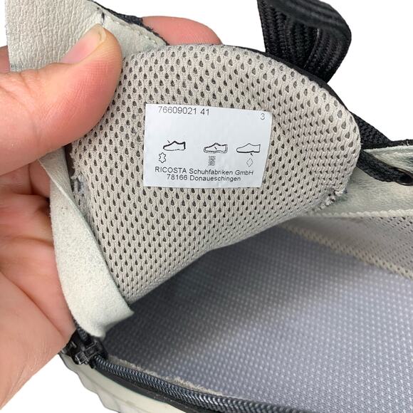 🍒 Ricosta German-made Suede Leather Sneaker‎ Shoes Comfortable black- 41/9.5 - Picture 10 of 10